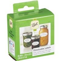 Ball Dissolvable Jar Labels