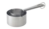 HIC Stainless Steel 4pc Measuring Cups