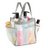 Mint/Grey Nylon/Mesh Shower Tote