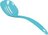 Slotted Spoon, Turquoise
