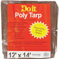 12X14 BR/GR MEDDUTY TARP