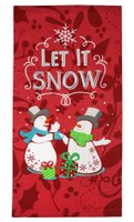 Let it Snow Designer Kitchen Towel
