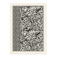 Black Florentine Kitchen Towel