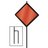 48" Red Road Marker