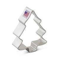 3" Snow Covered Tree Cookie Cutter