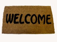 18X30 WELCOME COCOA MAT-BLACK