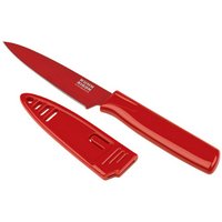 Kuhn Rikon 4" Paring Knife - Red