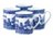 HIC Blue Porcelain Willow Mug