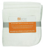 Microfiber Waffle Cloth, White