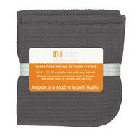 Cadet Gray Waffle Cloth Microfiber