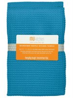 Sea Blue Waffle Towel Microfiber