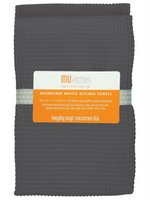 Cadet Gray Waffle Towel Microfiber