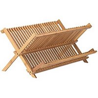 Bamboo Folding Dish Rack