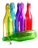 Colored 1L Clip Top Bottle