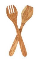 Olivewood Salad Server Set