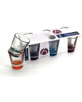 Assorted Color Shot Glasses, 6pk