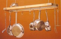 JK Adams Ceiling Pot Rack - Natural