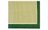 24X36 NATURAL FIBER GREEN BORDER