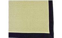 24X36 NATURAL FIBER-BLACK BORDER