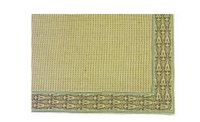 24X36 TAUPE JUTE W/ BROWN TRIM