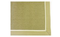 36X48 NATURAL JUTE Beige w/white