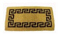 18X3GREEK KEY IMPERIAL MAT-BLACK