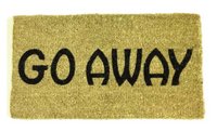18X30 GO AWAY COCOA MAT-BLACK
