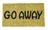 18X30 GO AWAY COCOA MAT-BLACK