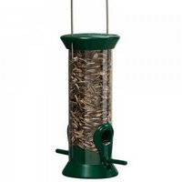 New Gen 8" Green Mtl Bird Feeder