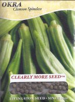 LV - Clemson Spineless Okra Seed