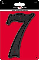 6 BLK PLASTIC NUMBER (7)