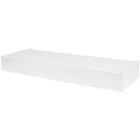 18"WHT H&M FLOATNG SHELF