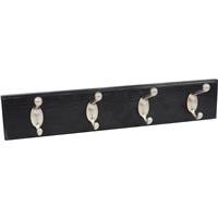 18" BLK/SN H&M HOOK RAIL