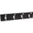 18" BLK/SN H&M HOOK RAIL