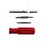 LUTZ 6 IN 1 SCREWDRIVER RED