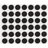V1716 3/8 FELT PAD BLK