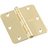 3 pk 3-1/2" Door Hinge-Brt Brass