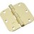 3 pk 3-1/2" Door Hinge-Brt Brass