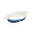 8X12 Oval Stoneware Dish, Blue