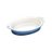 8X12 Oval Stoneware Dish, Blue