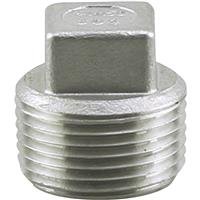 1-1/4"304SS SQ HD PLUG
