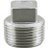1-1/4"304SS SQ HD PLUG
