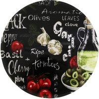 8" Round Chalk Herb Trivet