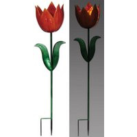Orange Tulip Solar Stake