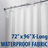 Waterproof Fabric XL Shower Curtain