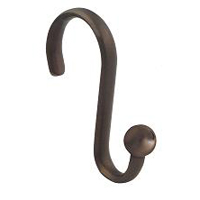 Axis Shower Hooks, Bronze Ball