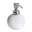 York Round Soap Pump White