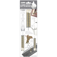 Lola 3PC Lambswool Spout Brushes
