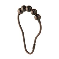 Shower Curtain Rollers, Bronze