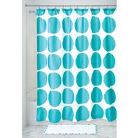 Teal Dot Shower Curtain